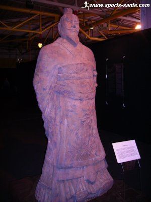 Photo statue empereur Qin